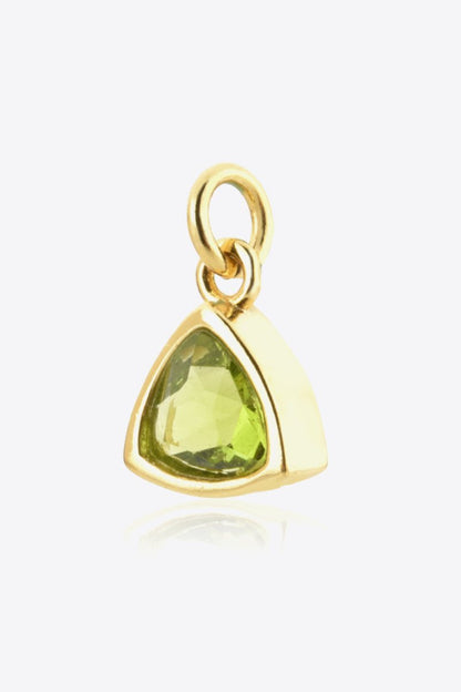 August Yellow - Green Peridot Birthstone Pendant - Dressy Clothing - Pendants - 