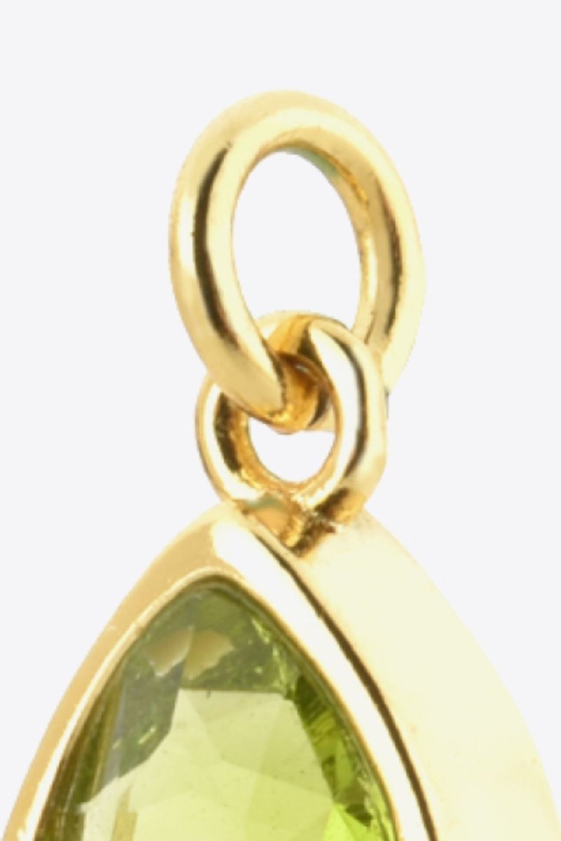 August Yellow - Green Peridot Birthstone Pendant - Dressy Clothing - Pendants - 