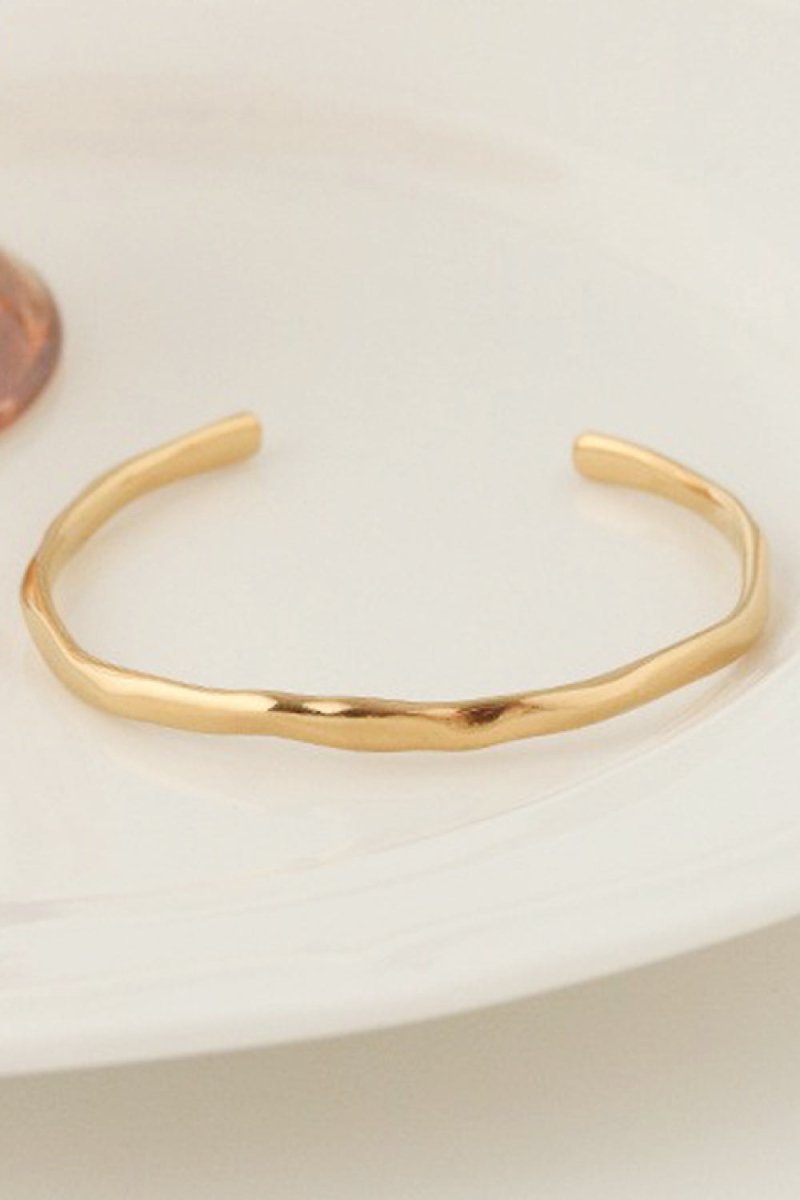 Dream Girl Hammered Cuff Bracelet - Dressy Clothing - Bracelets - Gold