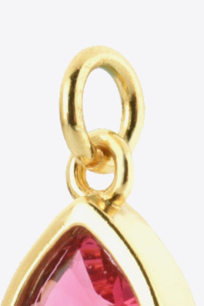 January Red Garnet Birthstone Pendant - Dressy Clothing - Pendants - 