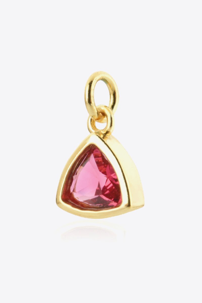 January Red Garnet Birthstone Pendant - Dressy Clothing - Pendants - 