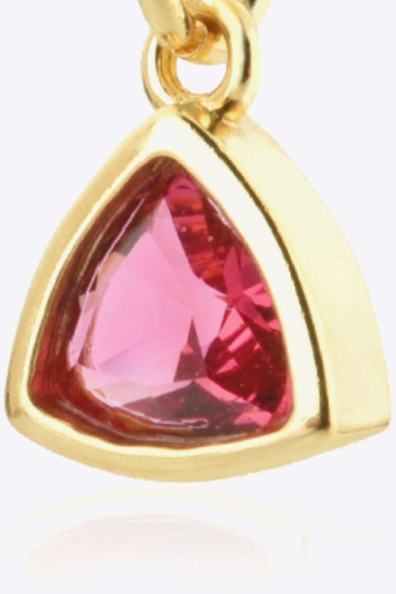 January Red Garnet Birthstone Pendant - Dressy Clothing - Pendants - 