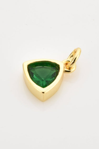 May Green Emerald Birthstone Pendant - Dressy Clothing - Pendants - 