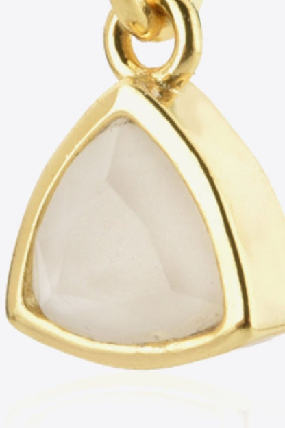 October Ivory Opal Birthstone Pendant - Dressy Clothing - Pendants - 