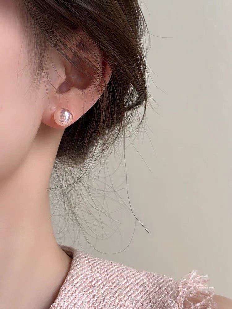 Pearl Stud Earrings | 12cm | Sterling Silver - Dressy Clothing - Earrings - 